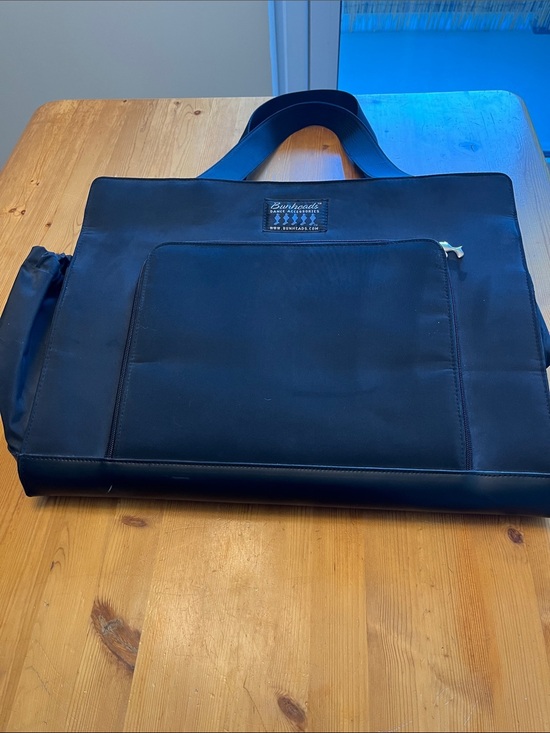 Bunhead Handbags - Black Bunhead Ballet Tote Bag with Front Zip Pocket
